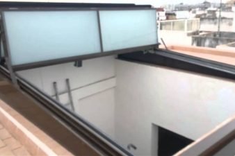 Cubierta plegable motorizada